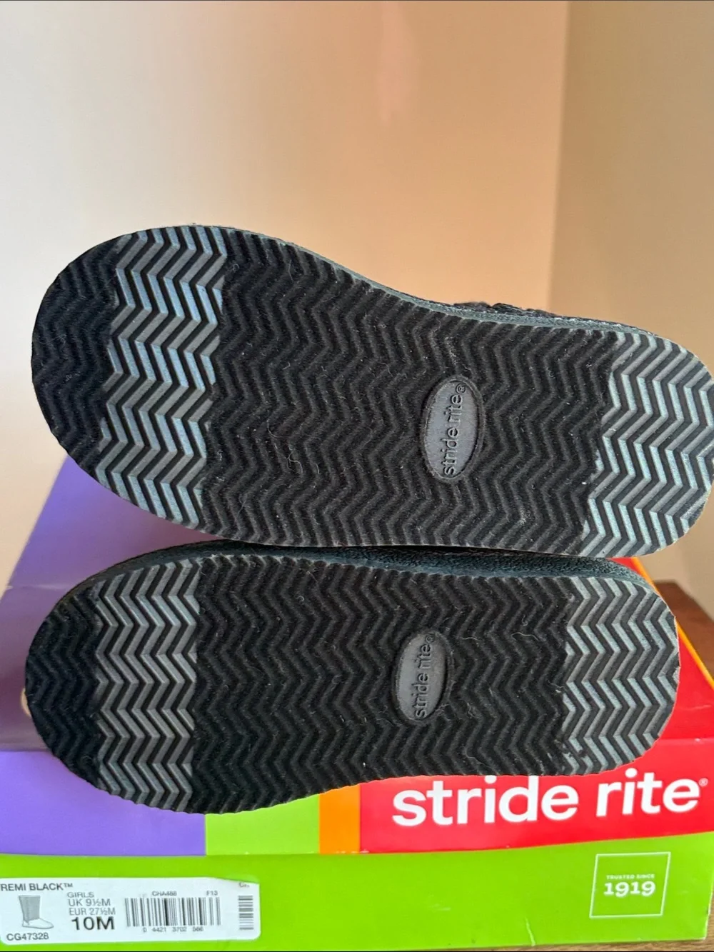 Stride Rite Black Glitter Tall Girls' Boots